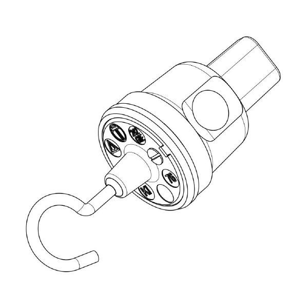  KALTHOFF Vollgummi Endstück Flachkabel IP44 schwarz