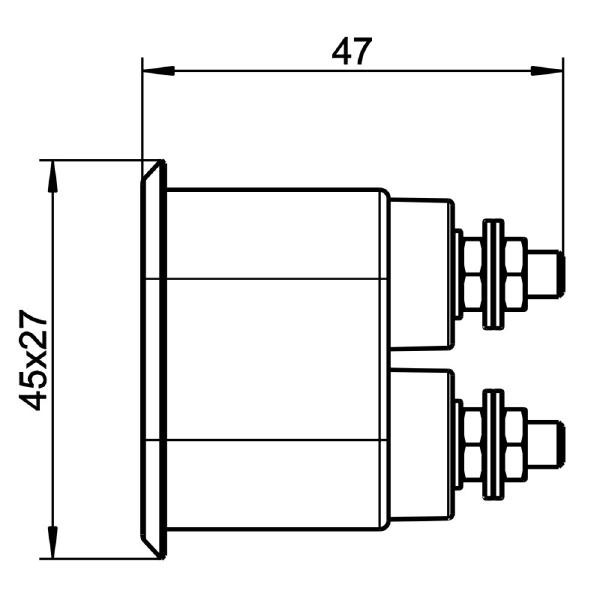  KALTHOFF Metall Heißgeräte Einbaustecker